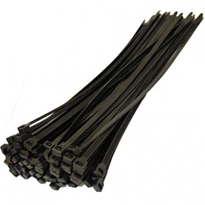 300mm - Cable Tie Pack - Black - 10 Pieces Pack
