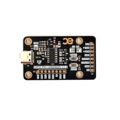 CAPUF ESP32 PROGRAMMER V2 ESP Prog ESP32 & ESP8266 Programmer V2 (CH340C) USB-C, USB to UART Adapter