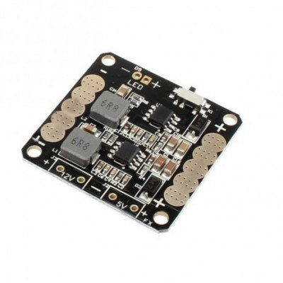 CC3D V2 ZMR Power Distribution Board with Dual BEC LC Filter & LED Switch