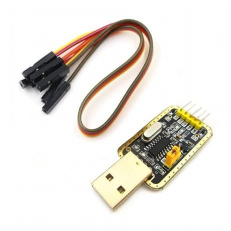 Gold USB to Serial USB to TTL FT232 Upgrade Download CH340G Adapter Brush Board 