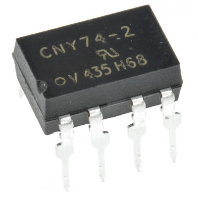 CNY74-2 IC - 2-Channel Optocoupler with Phototransistor IC