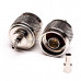 Coaxial Connector Male N Type 180 Degree Crimp Type For Cable