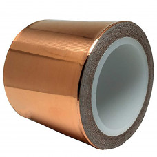 2.5 inch Copper Tape with Conductive Adhesive - 25 Meter 2.5 inch Copper Tape with Conductive Adhesive - 25 Meter