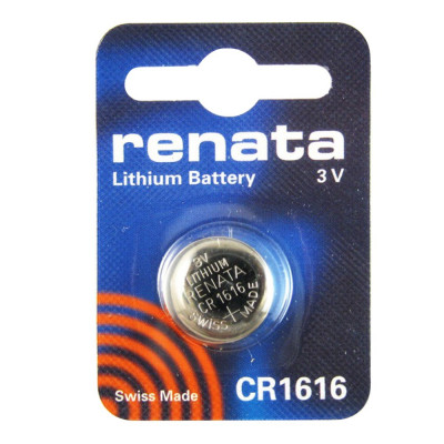 Renata CR1616 3V 50mAh Lithium Coin Cell Battery