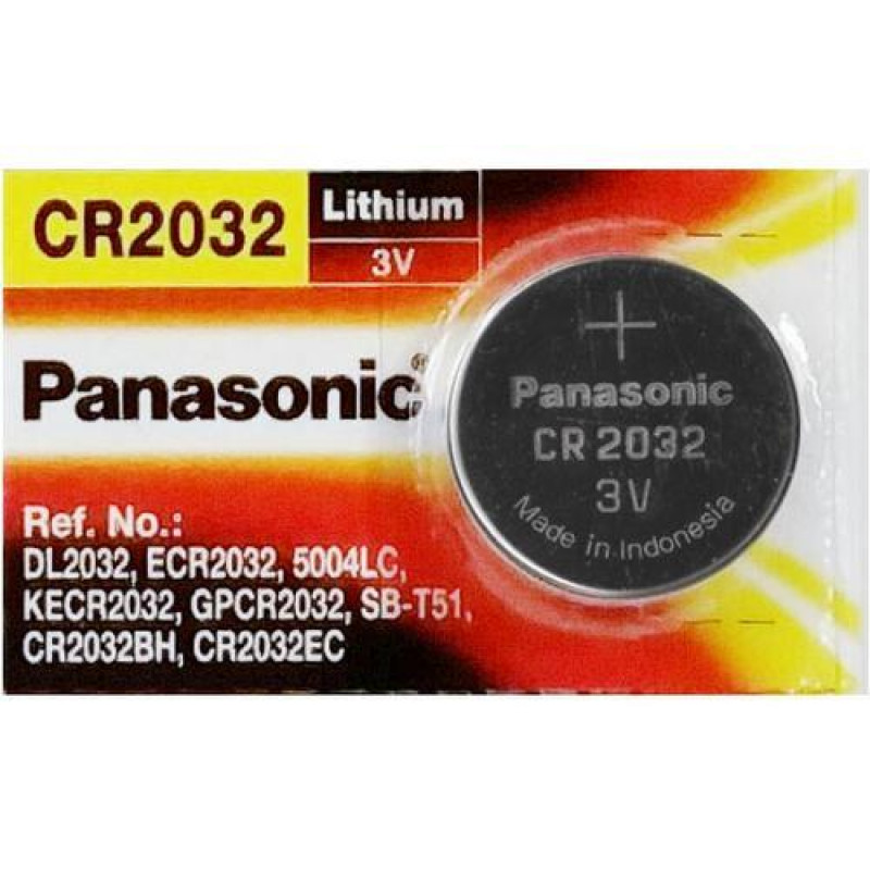 4 Piles Bouton CR2032 Panasonic Lithium 3V - Bestpiles