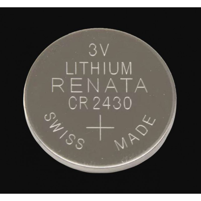 Pile bouton CR2430 3V 285 mAh lithium - Euromatik