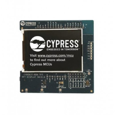 CYPRESS INFINEON TECHNOLOGIES Development Board, Display Shield for PSoC6 Development Kits, 2.4 TFT
