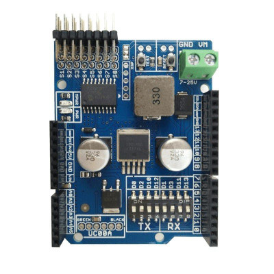 Cytron 8 Channels RC Servo Controller Shield for Arduino buy online at ...
