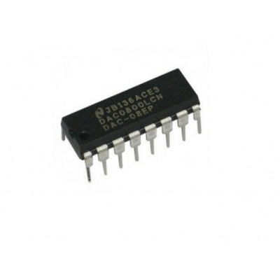 DAC0800 8-Bit Digital to Analog D/A Converter IC DIP-16 Package