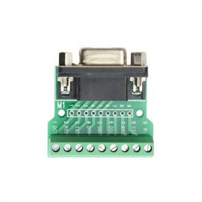 DB9 Female Screw Terminal to RS232 RS485 Conversion Board