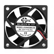 DC 12V 6020 Cooling Fan - 60X60X20 mm Size