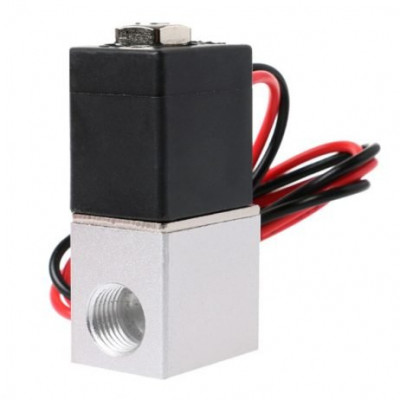DC 24V Solenoid Valve 1/8 inch 2 Way Normally Closed Direct-Pneumatic Valves For Water Air Gas Hot