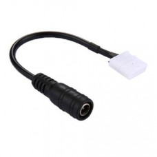 DC Connector to 2pin 10mm Free Welding Connector 5.5 x 2.1mm Jack Cable Wires Adapters for Single Color LED Strip