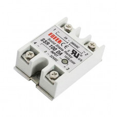 DC To AC SSR-100DA Solid State Relay Module 3-32VDC/24-380VAC 100A DC To AC SSR-100DA Solid State Relay Module 3-32VDC/24-380VAC 100A