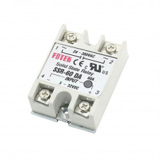 DC To AC SSR-60DA Solid State Relay Module 3-32 VDC /24-380VAC 60A DC To AC SSR-60DA Solid State Relay Module 3-32 VDC /24-380VAC 60A