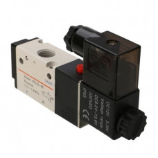 DC12V 1-4 inch 3 Way 2 Position Pneumatic Solenoid Valve for Water Air Gas