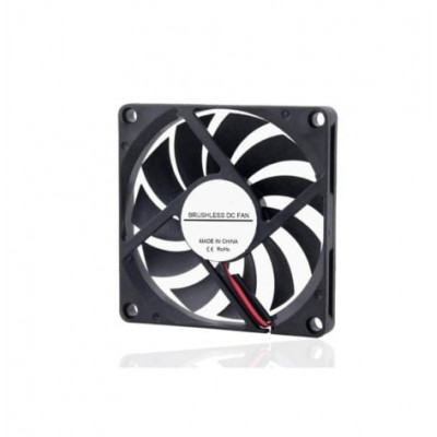 DC12V 8010 Oil Containing Cooling Fan with XH2.54-2P 30CM Cable Size:80*80*10MM
