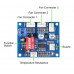 DC12V PWM DC Fan Speed Controller Variable Speed Temperature Speed Controller with Temperature Probe High Temperature Alarm