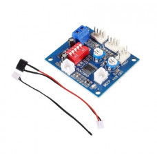 DC12V PWM DC Fan Speed Controller Variable Speed Temperature Speed Controller with Temperature Probe High Temperature Alarm