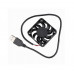 DC5V 8010 Double Ball Cooling Fan with USB Size:80*80*10MM
