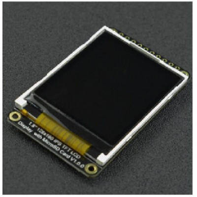 DFRobot Fermion: 1.8 128160 IPS TFT LCD Display with MicroSD Card Slot (Breakout)