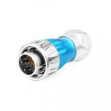 DH-24 19 Pin Male Soldering Type Power Plug with Metal Shell IP67 250V 5A