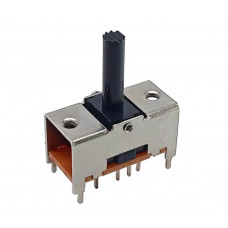 DPDT Center Off Rocker Toggle Switch - Spring Action- PCB Mount