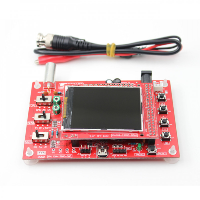 DSO138 2.4 TFT Pocket-Size Digital Oscilloscope Kit DIY Parts Handheld 