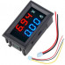 Dual Led 0.28 Display for DC0-100V Voltage and Current Test Digital Instrument Digital Meter Panel Amplifier Red Blue 10A