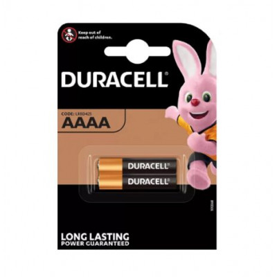 Duracell Alkaline AAAA 1.5V Battery (Pack of 2)