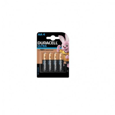 Duracell Ultra Alkaline Batteries AA (Pack of 4) Duracell Ultra Alkaline Batteries AA (Pack of 4)