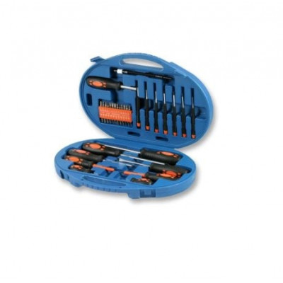 DURATOOL Screwdriver Kit, Phillips, Torx, Hex, Slotted, Assorted Accessories, 42 Pieces DURATOOL Screwdriver Kit, Phillips, Torx, Hex, Slotted, Assorted Accessories, 42 Pieces