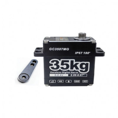 DYS GOTeck GC3507MG Metal Geared 180 High Torque HV Digital Servo 35kg/0.07sec/75g DYS GOTeck GC3507MG Metal Geared 180 High Torque HV Digital Servo 35kg/0.07sec/75g