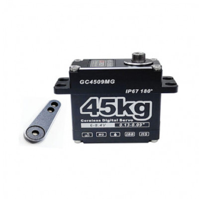 DYS GOTeck GC4509MG Metal Geared 180 High Torque HV Digital Servo 45kg/0.09sec/78g DYS GOTeck GC4509MG Metal Geared 180 High Torque HV Digital Servo 45kg/0.09sec/78g