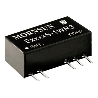 E0503S-1WR3 Mornsun 5V to ±3.3V DC-DC Converter 1W Power Supply Module - SIP Package