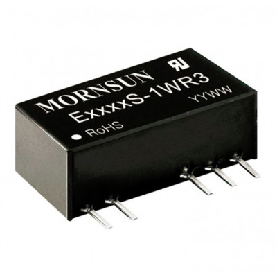 E0505S-1WR3 Mornsun 5V to ±5V DC-DC Converter 1W Power Supply Module - SIP Package E0505S-1WR3 Mornsun 5V to ±5V DC-DC Converter 1W Power Supply Module - SIP Package