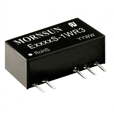 E0515S-1WR3 Mornsun 5V to ±15V DC-DC Converter 1W Power Supply Module - SIP Package E0515S-1WR3 Mornsun 5V to ±15V DC-DC Converter 1W Power Supply Module - SIP Package