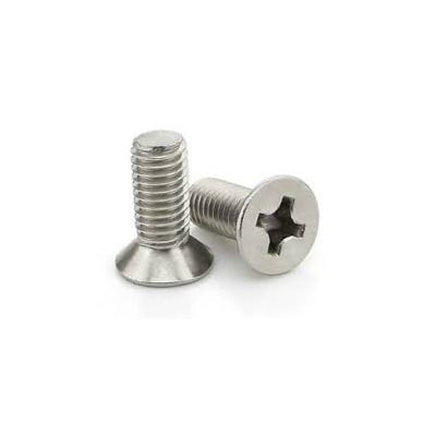 SS 304 CSK Countersunk Philips Head M2 X 8 mm Bolt - 10 Pieces pack SS 304 CSK Countersunk Philips Head M2 X 8 mm Bolt - 10 Pieces pack