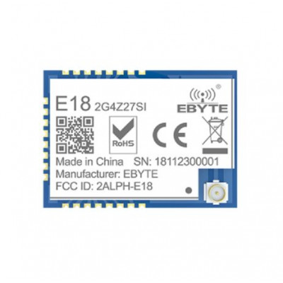 Ebyte E18-2G4Z27SI 2.5km CC2530chip 27dBm -98dBm SMD,22.5x16mm ZigBee Modules ROHS