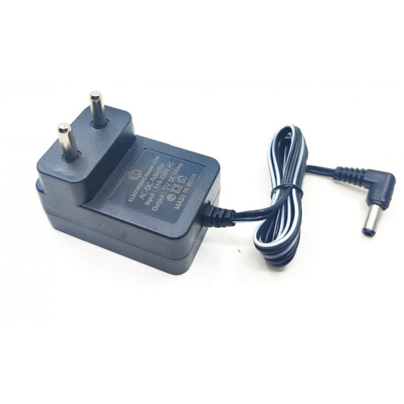 ECA-5W-05 ElectronicsComp 5V 1A 5W DC Power Supply Adapter (High Quality  Made in India Adapter with 1 Year Warranty) buy online at Low Price in  India 