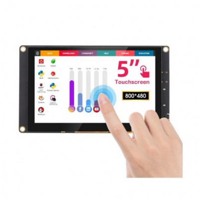 ELECROW 5.0 Inch Display for Raspberry Pi Compatible with Jetson Nano, Beaglebone