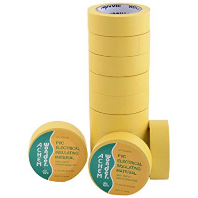 Electrical PVC Insulating Tape - Yellow Color - 1 Piece Pack