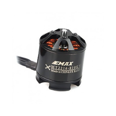 EMAX MT2216 810KV Brushless DC Motor - Black Cap (CW Motor Rotation) with Prop1045 Combo (Original)