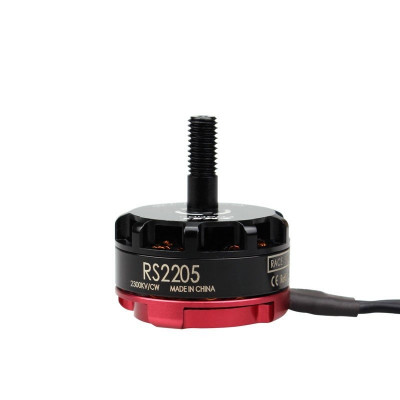 EMAX RS2205 2300KV Brushless DC Motor for FPV Racing Drone - Red Cap (CCW Motor Rotation)