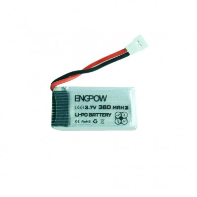 Engpow 3.7V 380mAH (Lithium Polymer) Lipo Rechargeable Battery for RC Drone