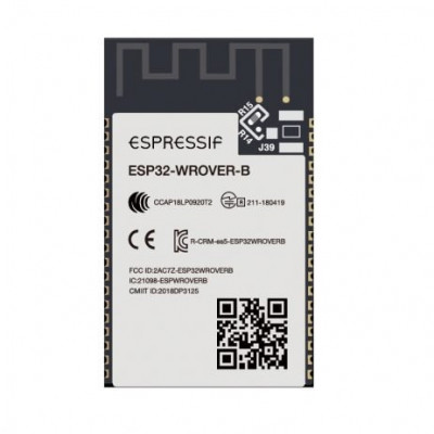 Espressif ESP32-WROVER-B 8M 64Mbit Flash WiFi Bluetooth Module