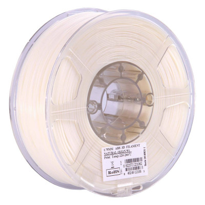 eSun ABS+ 1.75mm 3D Printing Filament 1kg - Natural