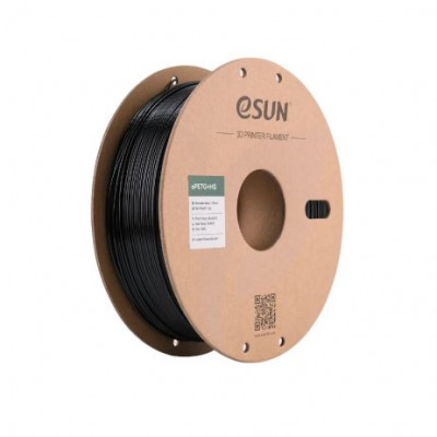 eSun ePETG+HS 3D Printing Filament- 1.75mm Solid Black eSun ePETG+HS 3D Printing Filament- 1.75mm Solid Black