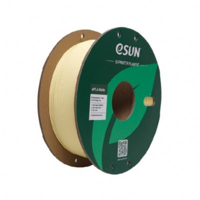 eSun ePLA-Matte 3D Printing Filament-Almond Yellow eSun ePLA-Matte 3D Printing Filament-Almond Yellow