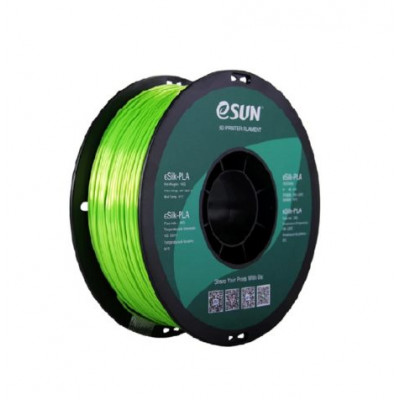 eSun eSilk-PLA 3D Printing Filament-Lime eSun eSilk-PLA 3D Printing Filament-Lime